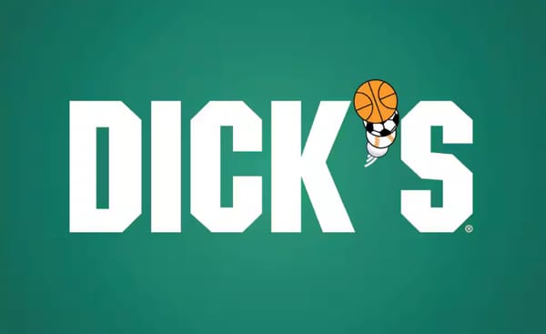 The Dick's Sporting Goods logo in white on green